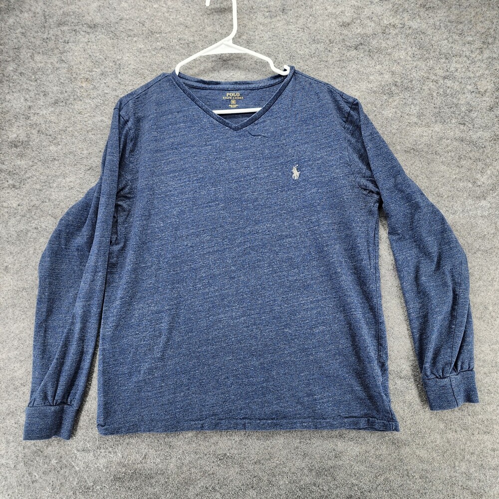 POLO Ralph Lauren Shirt Mens Medium Long Sleeve Blue